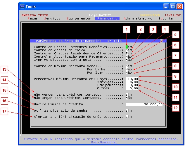 Area do Fianceiro Parametros Diretrizes Tela 1.JPG